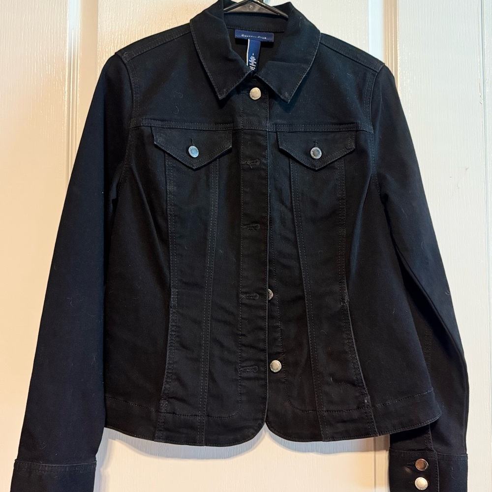 Charter Club Black Jean Jacket